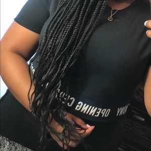 Opening ceremony cropped T-shirt